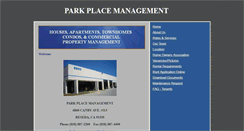 Desktop Screenshot of parkplacemanagementinc.com